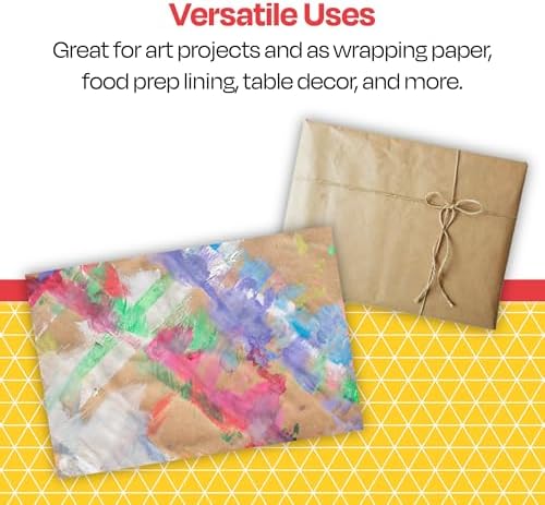 School Smart Butcher Kraft Paper Roll, 40 lb, 24 Inches x 1000 Feet, Brown