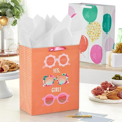 Hallmark Birthday Gift Bags, 2-Pack (Sunglasses and Balloons)