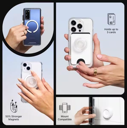 PopSockets Phone Grip for MagSafe, Magnetic Holder- Star Pikachu
