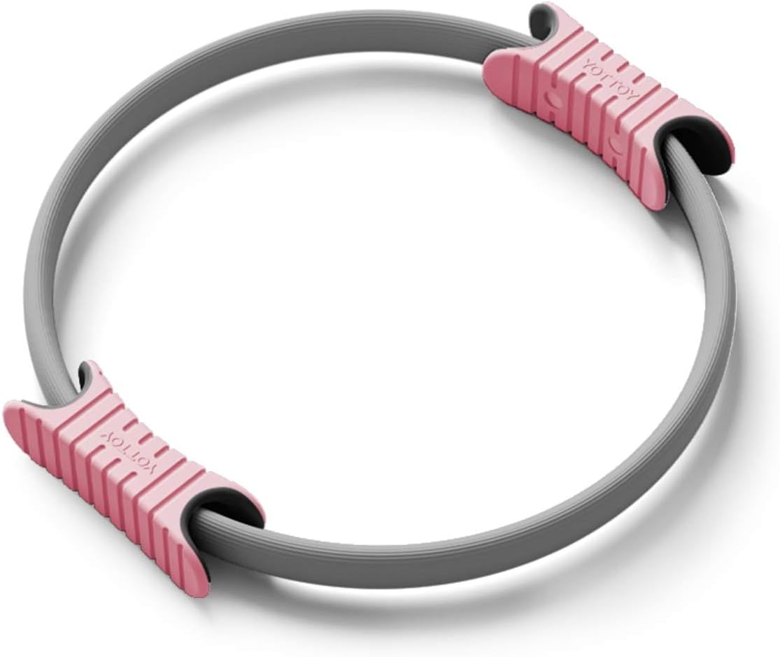 YOTTOY Pilates Ring,15 Inch Magic Circle Ring for Women Thighs,Core and Arms,Exercise Ring Pilates Equipment for Home Workout & Yoga Equipment