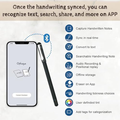 Ophaya Smart Pen Smart Digital Notebook and Board Writing Set