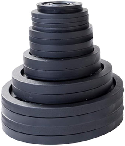 Body-Solid Cast Iron Olympic Weight Plate Set, Free Weights Dumbbell Plates with 2 Inch Standard Hole for All Olympic Barbell Types