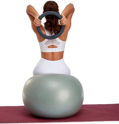 Dumbbell Hand Weight Bars for Women,3lbs Dumbbells Set of 2 or 1pcs Kettlebell Ring for Walking,Workout,Pilates,Strength Training, Gym,Running,Yoga, Dance, Aerobics, Cardio