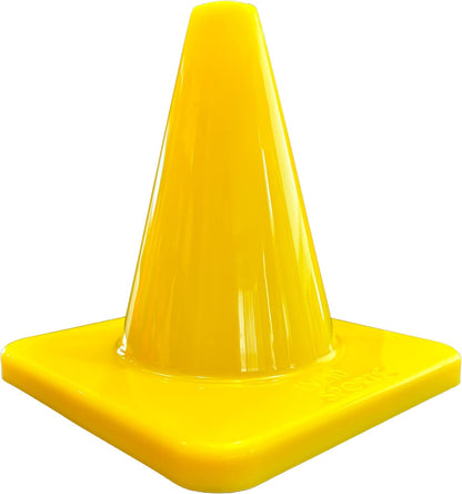 LVL10 Pro Training Cones - 6" Soccer Training Cones for Sports - for Basketball, Football, Basketball and Agility Drills - Soccer Field Markers That Won't Crack, Slide or Fly