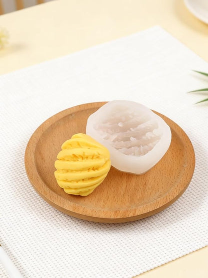Pineapple Silicone Mold – 2 Pcs Silicone Fruit Mold for Chocolate, Fondant, Candle, Resin & Cake Decor, 3D Fruit Soap DIY Baking Tool for Parties & Gifts (Pineapple)