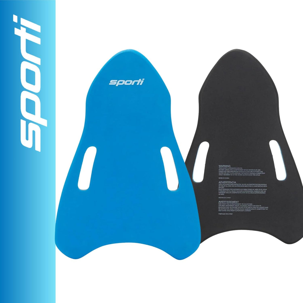 Sporti Adult Kickboard for Swim Training - Swimming Kickboard for Men Women, Water Board for Adult, Swimming Training Aid