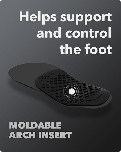 Spenco Rx Arch Support - Lightweight, Orthotic Shoe Inserts with 4-Way Stretch Fabric & SpenCore Layer for Shock Absorption, Odor Control & All-Day Comfort & Stability - Fits Most Shoes