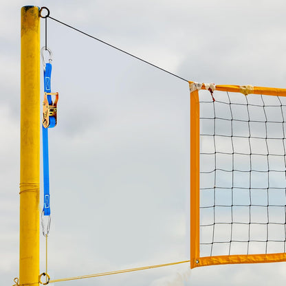 2 Pcs Volleyball Net Ratchet Strap Heavy Duty Net Tensioning Lever Ratchet Volleyball Poles Rope Tightener