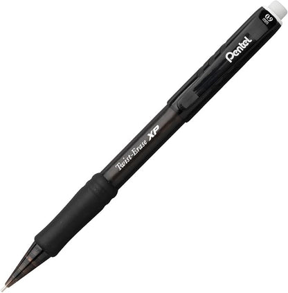Pentel QE419A Twist-Erase Express Mechanical Pencil .9mm Black, Box of 1 Dozen