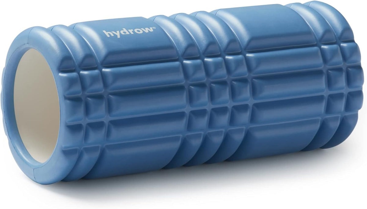Hydrow Foam Roller for Exercise, Deep Tissue Massage, Muscle Recovery - (13-Inch), Blue