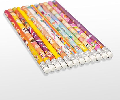 192pcs Birthday Pencils with Eraser Wood Pencils Bulk for Birthday Gift Office Supply (birthday, 192)