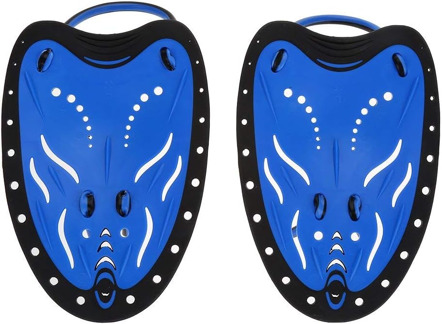 Swim Fins, Adjustable Kids Flippers for Swimming, Professional Swim Hand Paddles, Flat Paddles for Kids, Children, Men, Women