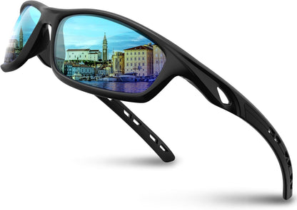 RIVBOS Sunglasses for Men Women Polarized UV Protection Sports Fishing Driving Shades Cycling RB833