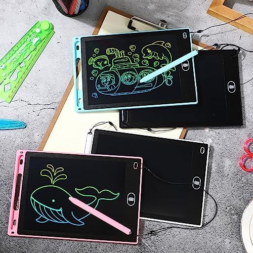 Tinlade 12 Pack LCD Writing Tablet for Kids, 8.5 Inch Drawing Pad