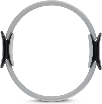 Pilates Ring and Carrying Bag- Lightweight Magic Circle Yoga Ring- Core, Thigh and Arm Exerciser for Yoga, Pilates, Strength Training (15 inches)