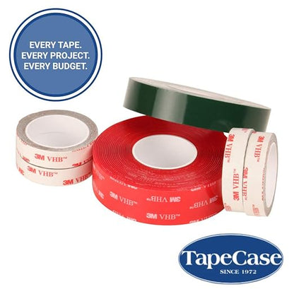 3M VHB Mounting Tape 4905, 12" x 1 Yard, Clear, Double-Sided, Permanent, High Strength, Long-Term Durability