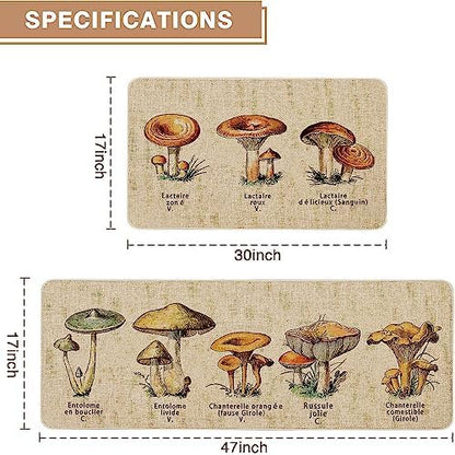 Kitchen Rugs and Mats Set of 2,Floor Mats for Home Kitchen Decor Mat