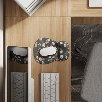 ErgoComfort Gel Wrist Rest Mouse Pad-Ergonomic Office Mousepad with Wrist Support-Non-Slip, Design Desk Accessories Mat for Home&Game Decor (08Floral Brust)