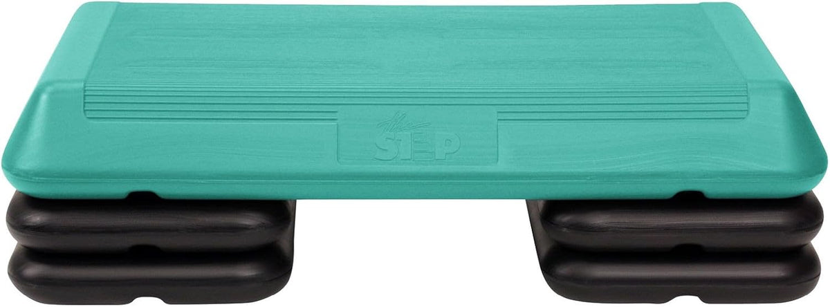 Freestyle STEP Exercise Step Platform, Circuit Size Stepper for Exercise at Home with 2 Risers