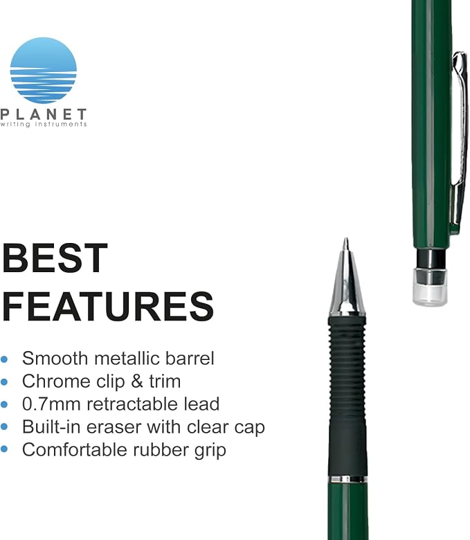 Custom Mechanical Pencil. Promotional Personalized Imprinted Mechanical Pencil. Custom Printed Name/Business/Event Information (Black, 500 Count, Pack of 1)