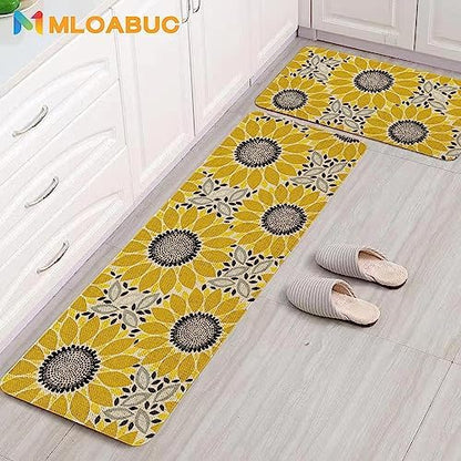 Kitchen Rugs and Mats Set of 2,Floor Mats for Home Kitchen Decor Mat