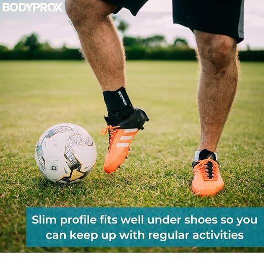 Bodyprox Ankle Brace for Women and Men, Lace Up Ankle Support Brace Stabilizer for Sprained Ankle (Large)