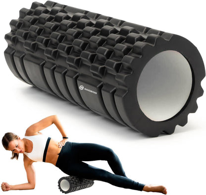 Deep Tissue Foam Roller - High-Density Muscle Massage Roller for Recovery, Pain Relief, Trigger Point, and Myofascial Release - Ideal for Athletes, Gym, and Physical Therapy - 13" x 5"