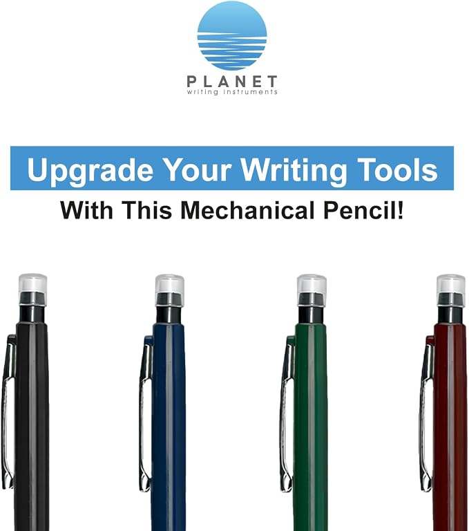 Custom Mechanical Pencil. Promotional Personalized Imprinted Mechanical Pencil. Custom Printed Name/Business/Event Information (Black, 500 Count, Pack of 1)