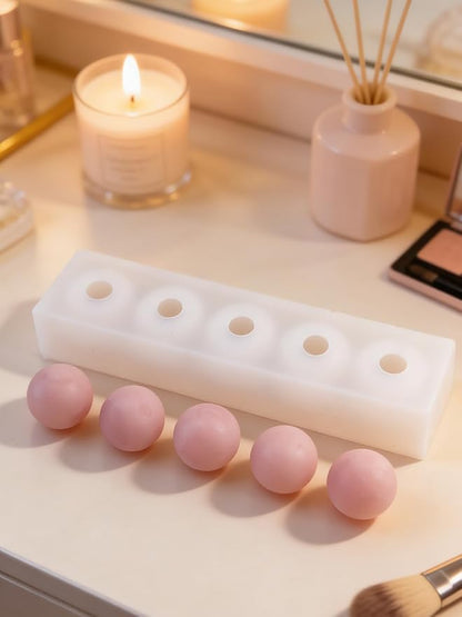 5 Cavity Grape Silicone Mold – Silicone Fruit Mold for Chocolate, Candy, Fondant, Candle, Soap, Resin & Cake Decor, 3D DIY Baking Tool for Parties & Gifts (Grape)