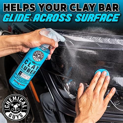 Chemical Guys, OG Clay Bar & Luber Synthetic Lube Kit, Medium Duty, 2-Piece