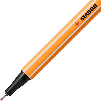 STABILO Fineliner point 88 - Zebrui Case - 20 pcs - Assorted Colours - incl 5 neon