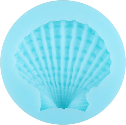 Seashell Fondant Molds Seashell Chocolate Silicone Mold for Cake Decorating Cupcake Topper Candy Gum Paste Polymer Clay