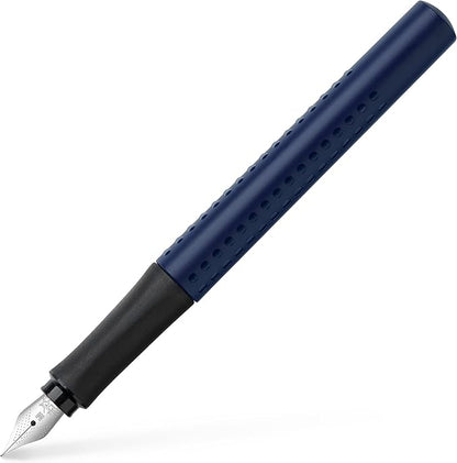 Faber-Castell Grip 2011 Fountain Pen - Medium Nib, Classic Blue