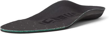 Icebug Comfort Insoles with Dynamic Arch Support, Charcoal High Arch, M 4/W 5.5-6