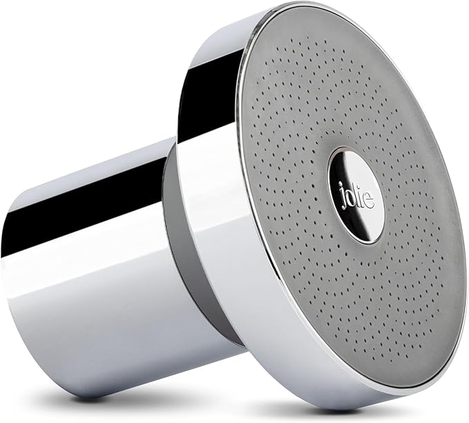 THE JOLIE FILTERED SHOWERHEAD with Shower Filter System- High Pressure Showerhead, Hair and Skincare Accessory to Improve Beauty and Personal Care Routine (New Modern Chrome)
