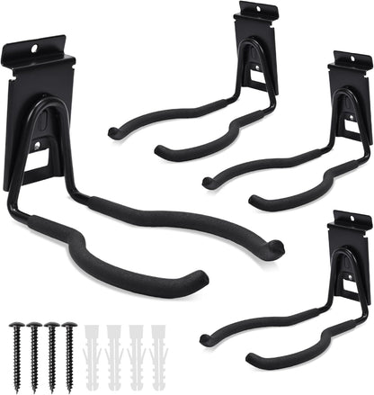 Slatwall Power Tool Hanger, Garage Garden Tool Hooks, Steel String Trimmer Holder Grass Trimmer Organizer, Weed Eater Rack Garage Storage Hook for Weed Wacker, Leaf Blower