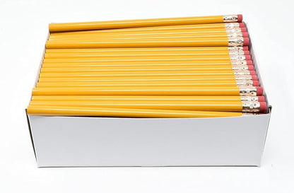 Pencil Guy Blank Round Pencils School Bus Yellow 1000 to a box : Not Sharpened
