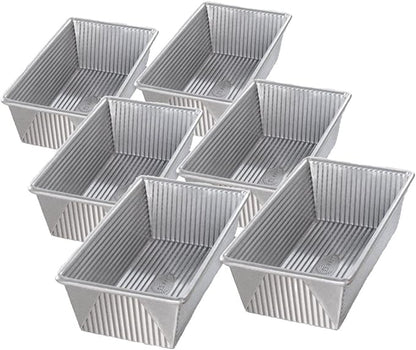 USA Pan Loaf Pan set 1 Lb,1 Pound,(Pack of 3)