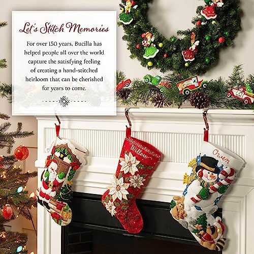 Bucilla Felt Applique Wreath Making Kit, Bless This Nest, Perfect for DIY Arts and Crafts, 89672E