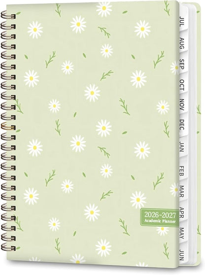 Planner 2026-2027, Weekly and Monthly Academic Year Calendar Planner, July 2026 - June 2027, Daily Agenda Book for Office School Supplies, A5(6.3'' x 8.5'')