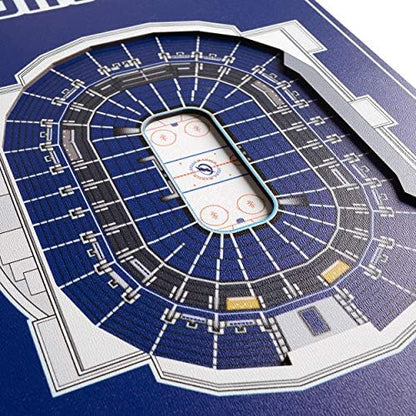 YouTheFan NHL Tampa Bay Lightning 3D 8 x 32 Stadium Banner