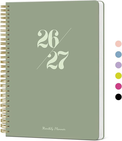 Monthly Planner 2026-2027, 18 Months Calendar, Jul 2026-Dec 2027