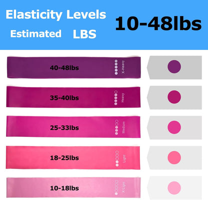 KABCON Pilates Equipment Essentials Set for Women at Home with Complete User Guide,13” Pilates Ring,9.8” Exercise Ball,Elastic Bands,Yoga Socks,Yoga Strap,13-Pcs Starter Workout Set