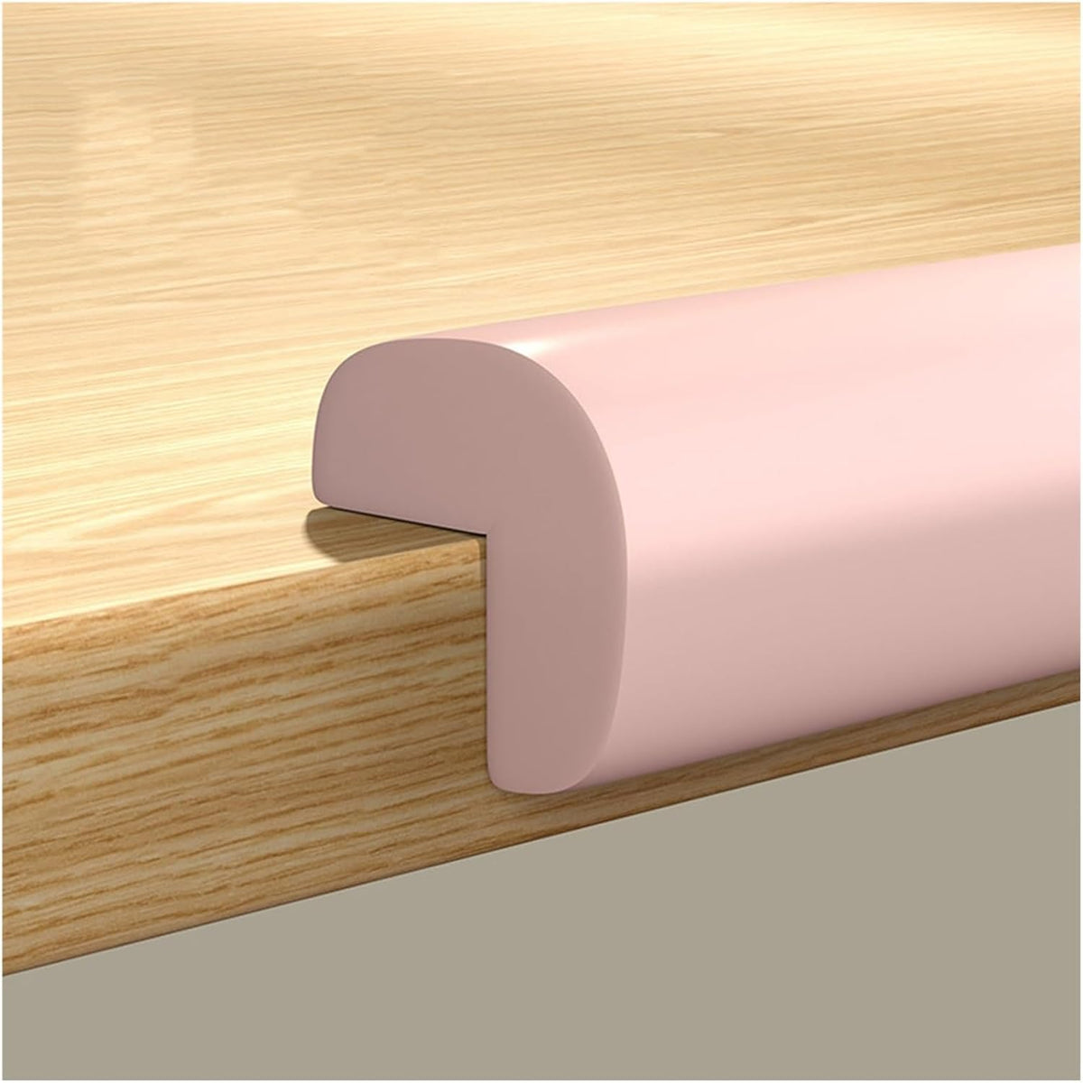 XPLKQXE Sharp Edge Safety Corner Edge Foam Padding, Edge Guards Bumpers Adhesive, Edge Corner Protector Guards for Table Edges & Sharp Corners(Pink,1pcs)