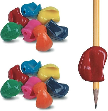 The Pencil Grip Crossover Grip Ergonomic Writing Aid for Righties and Lefties, 12 Assorted Classic Colors (TPG-17812)