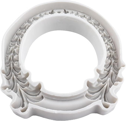 Frame Fondant Silicone Molds For Cake Decoration Cupcake Topper Candy Polymer Clay Chocolate Gum Paste Set of 4