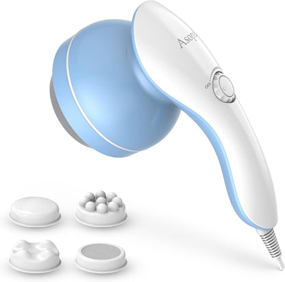 Cellulite Massager, Hand Held Deep Tissue Massager for Muscles, Back, Shoulder, Neck, Leg, Calf,Foot, Electric Percussion Body Massage Machine