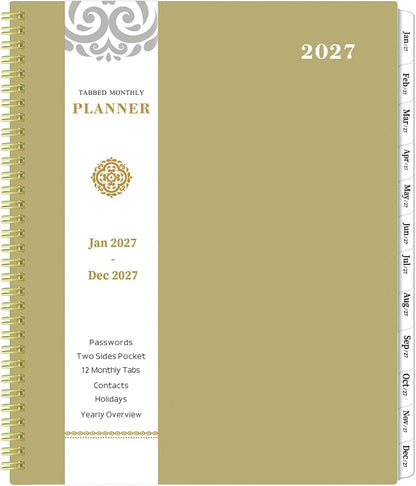 2027 Monthly Planner, Jan 2027 - Dec 2027 Planner