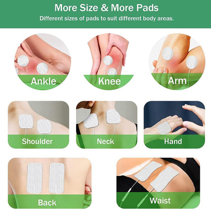 TENS Unit Replacement Pads 22Pcs TENS Unit Pads for Multiple Pain Relief TENS Pads Replacement Electrode Pads Compatible with TENS 7000, AUVON, NURSAL, Etekcity, Nicwell Care, HealthmateForever TENS