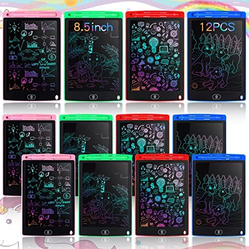 Tinlade 12 Pack LCD Writing Tablet for Kids, 8.5 Inch Drawing Pad